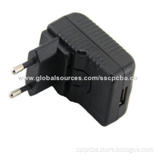 Euro plug 5V 800mA 0.8A switching battery charger with CE RoHSNew